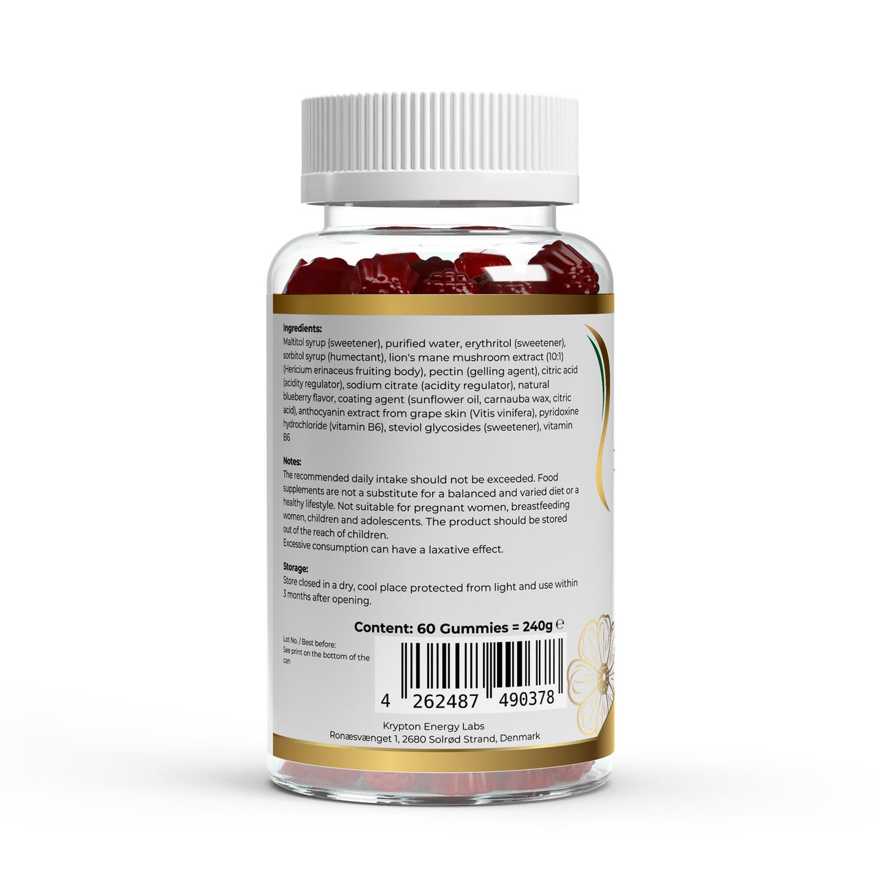 Lion's Mane Gummies - Krypton Energy Labs
