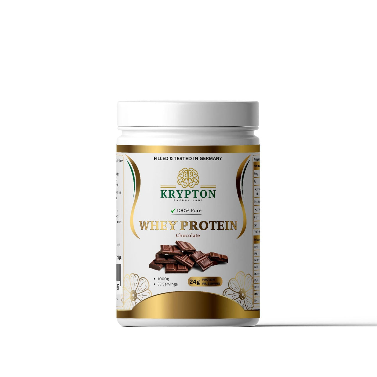 Premium Whey - Chocolate - Krypton Energy Labs