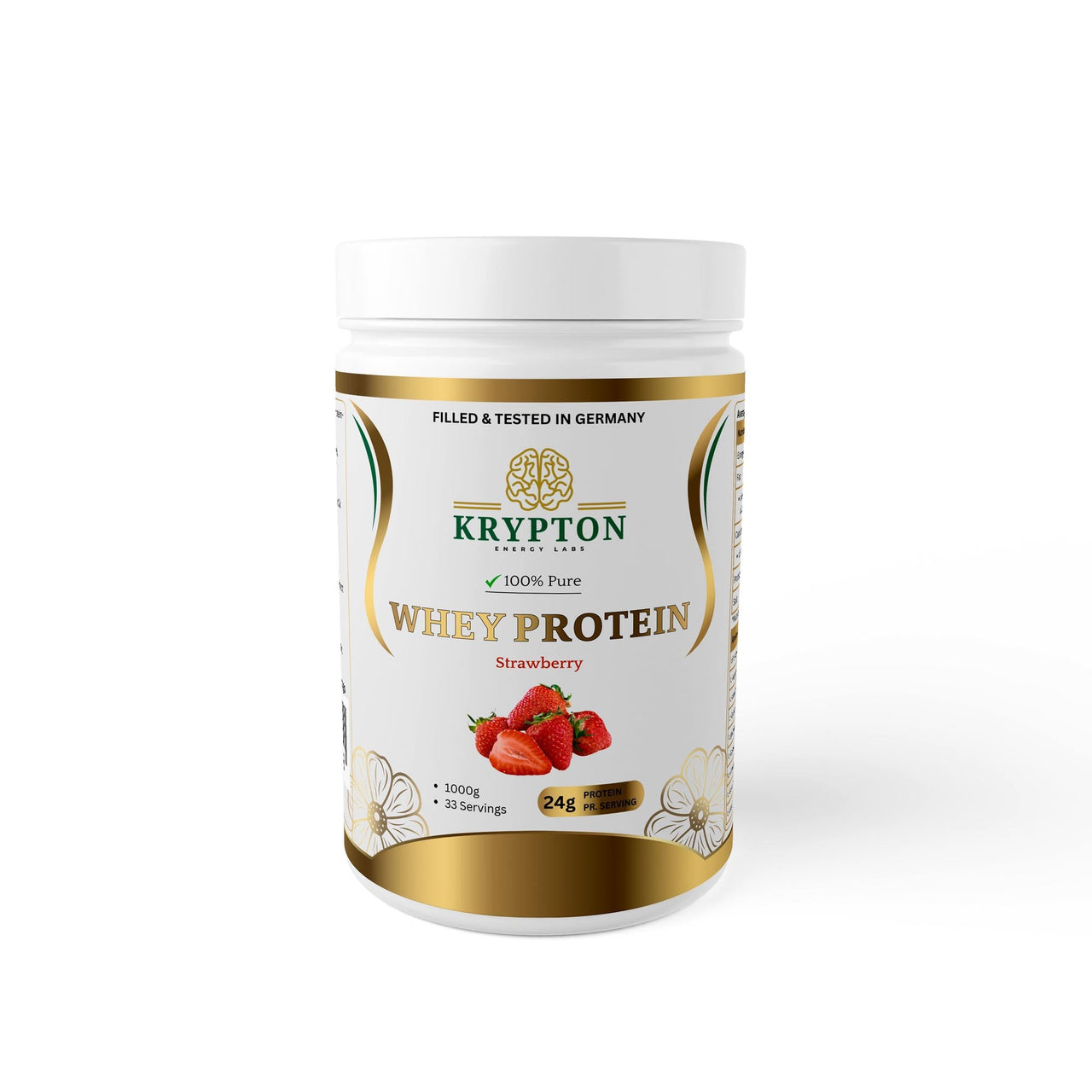 Premium Whey - Strawberry - Krypton Energy Labs